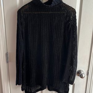 Elie Tahari mock neck sweater, M